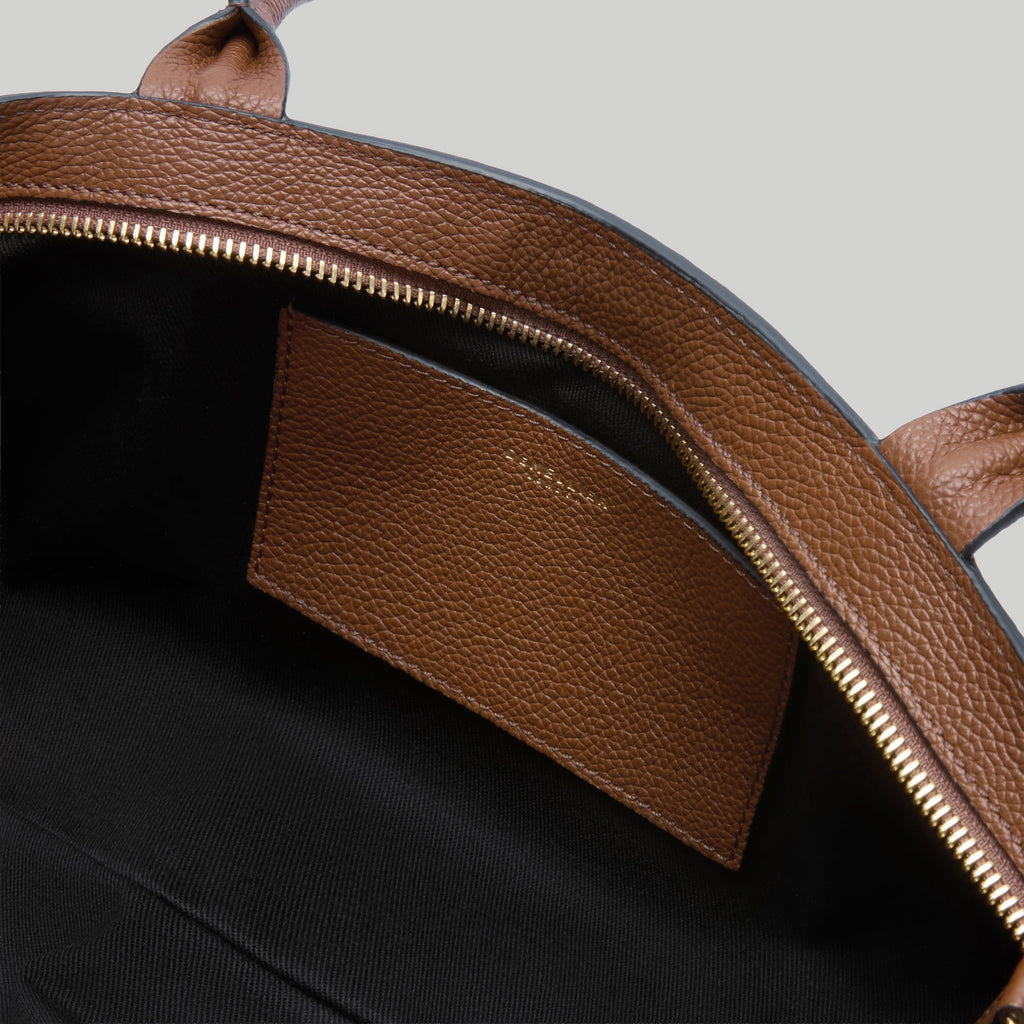 DeMellier The New York Shoulder - Tan Small Grain
