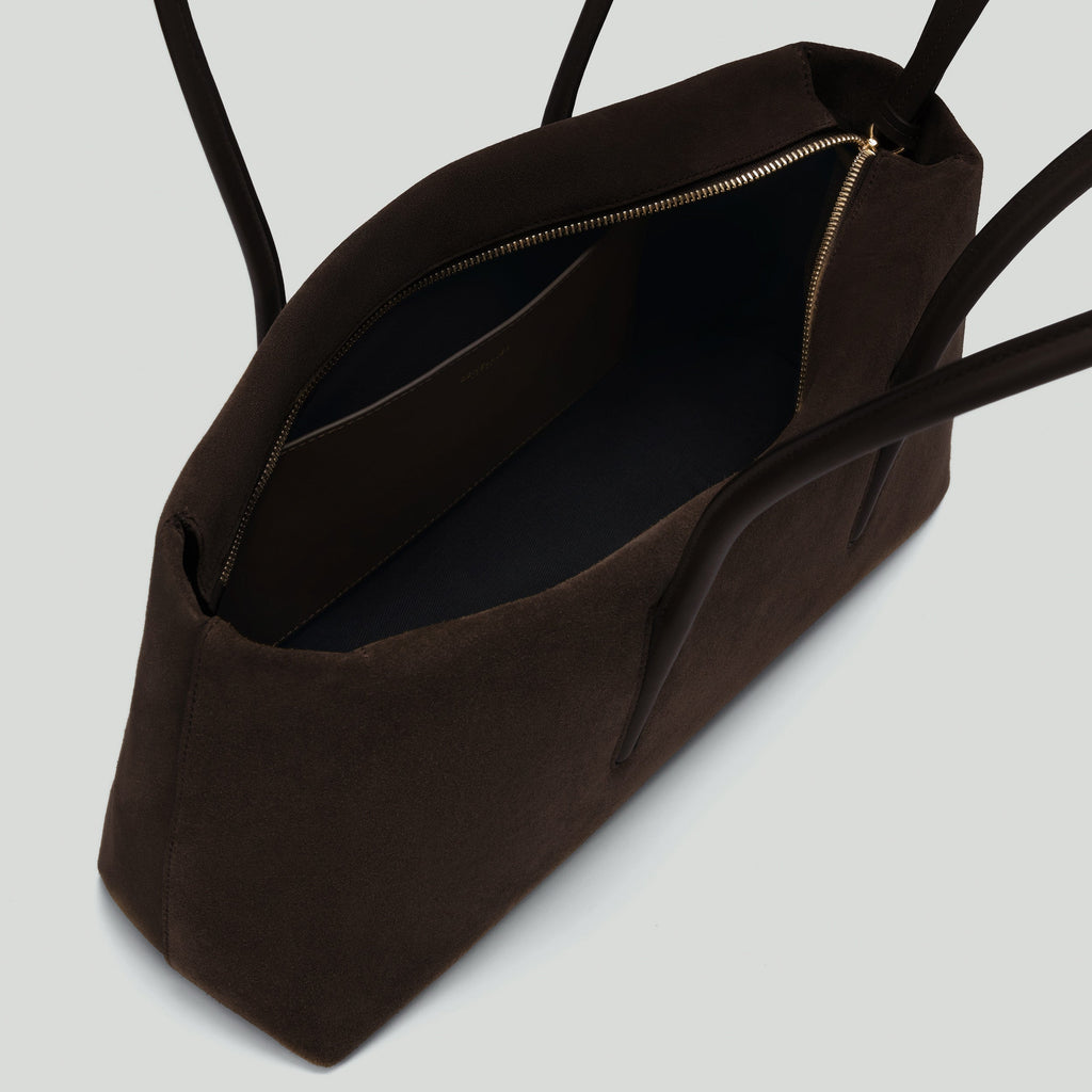 DeMellier The Stockholm Shoulder - Dark Chocolate Suede