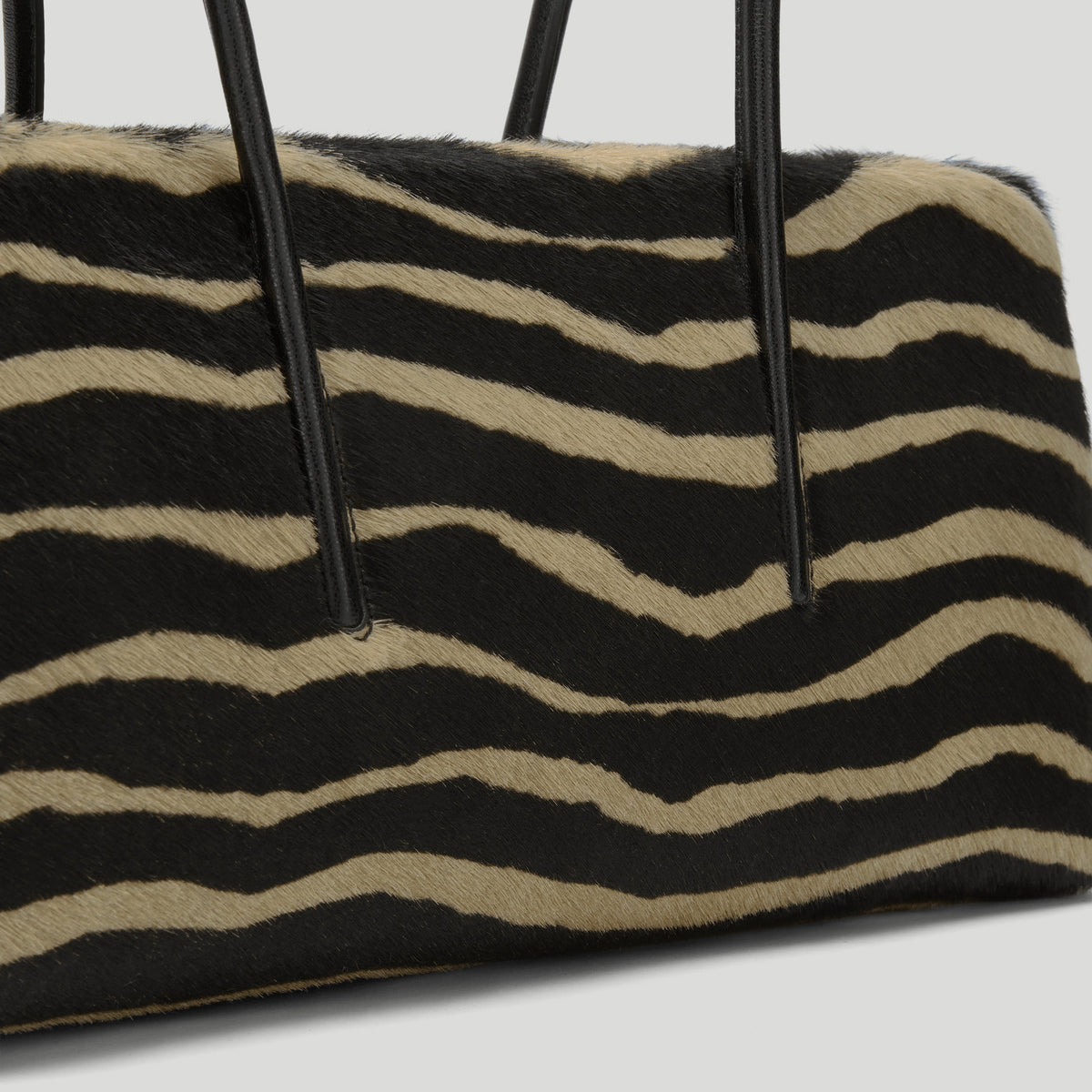 DeMellier The Stockholm Shoulder - Zebra-Effect Hair Calf