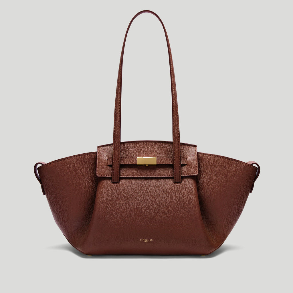 DeMellier The Midi Brooklyn - Warm Brown Small Grain