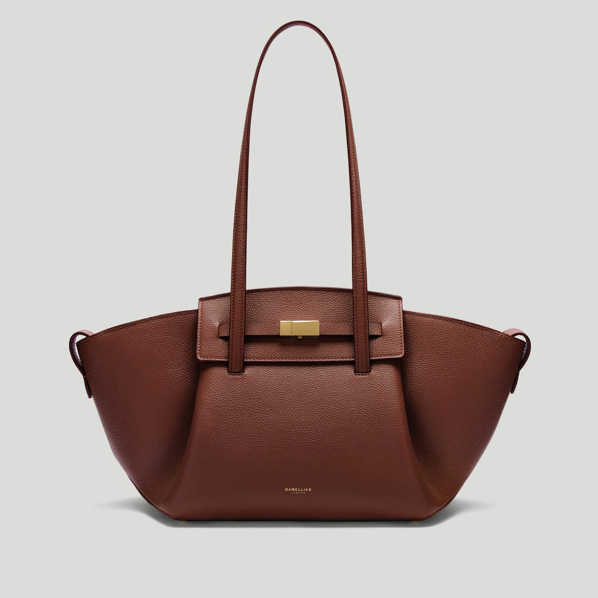 DeMellier The Midi Brooklyn - Warm Brown Small Grain