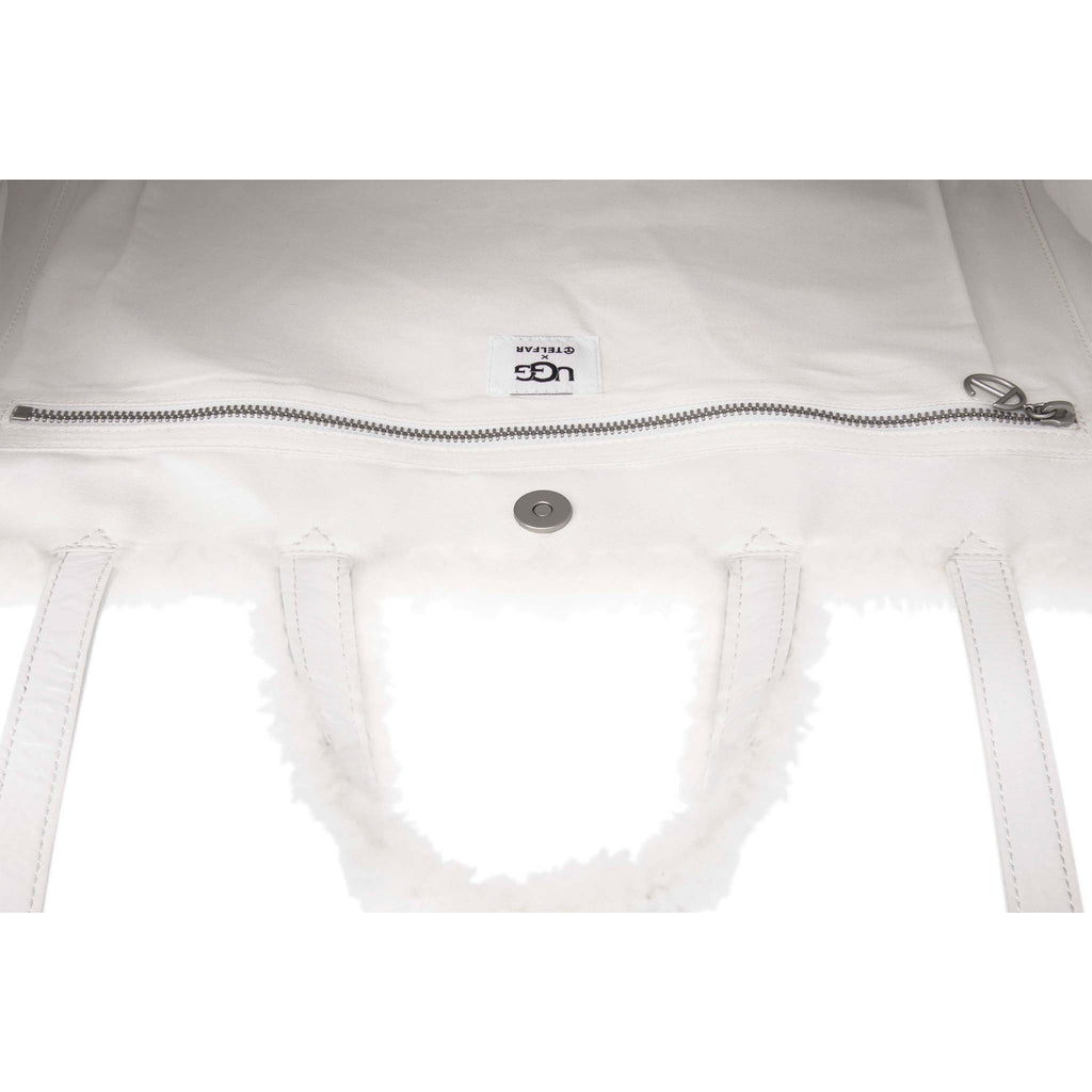 Telfar x UGG Large Crinkle Shopper - White