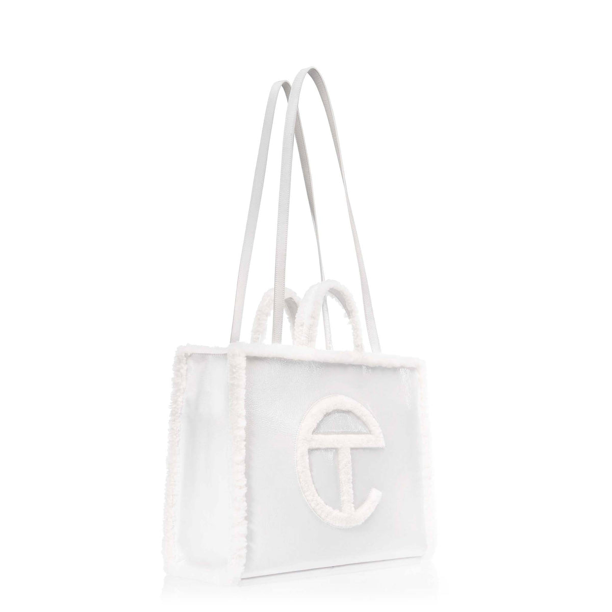 Telfar x UGG Large Crinkle Shopper - White