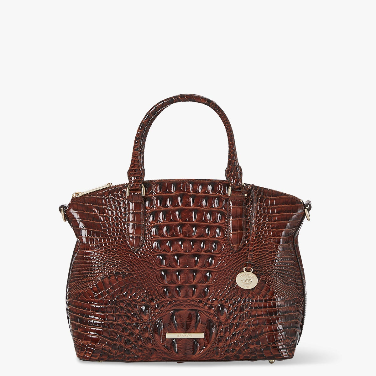 Brahmin Duxbury Satchel - Pecan Melbourne