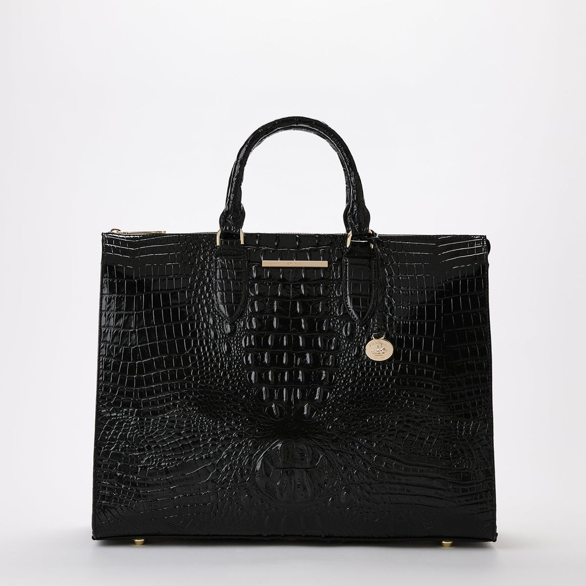 Brahmin Business Tote - Black Melbourne