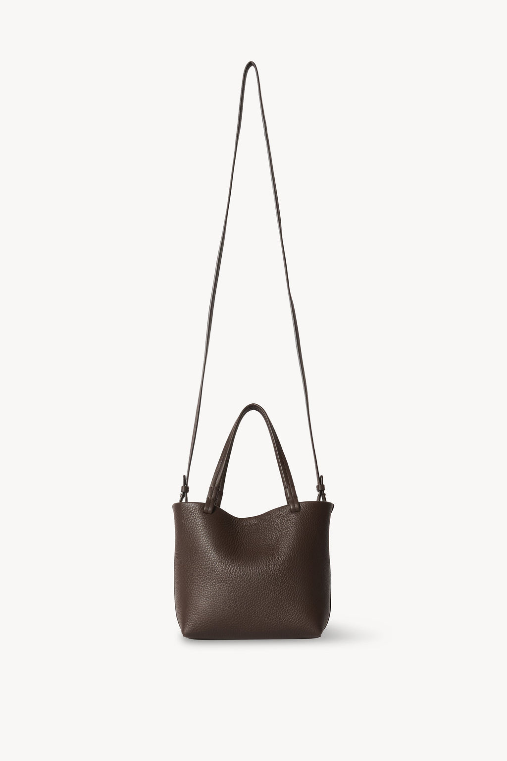 The Row Small Park Tote Bag - Deep Brown