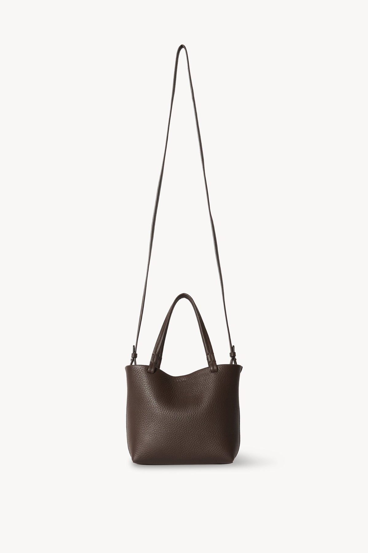 The Row Small Park Tote Bag - Deep Brown