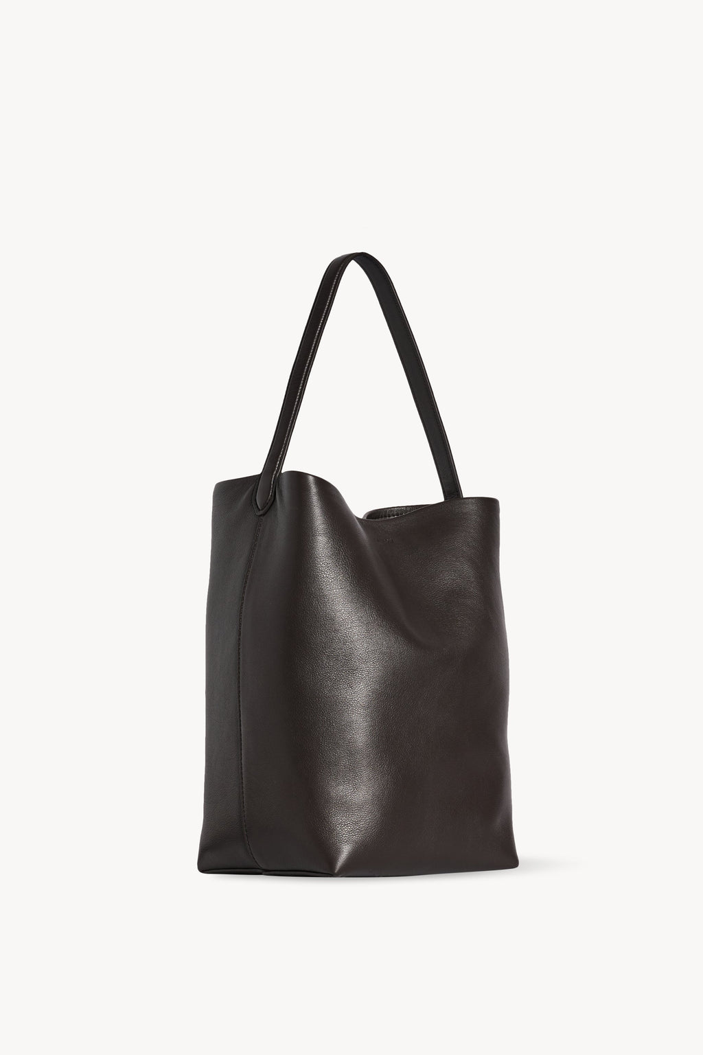 The Row Medium N/S Park Tote Bag - Walnut Shadow