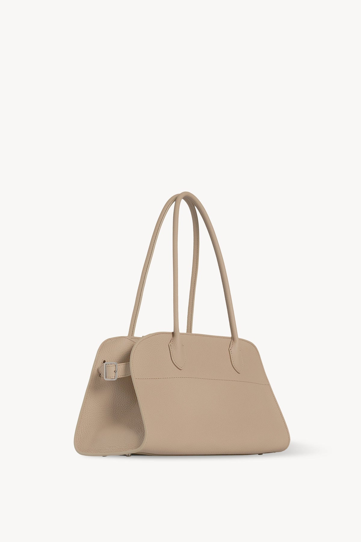 The Row Margaux Shoulder 12 Bag - Dark Taupe