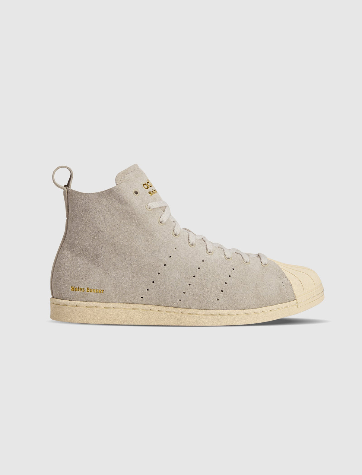 Adidas x Wales Bonner Superstar Hi - Cream / Gold