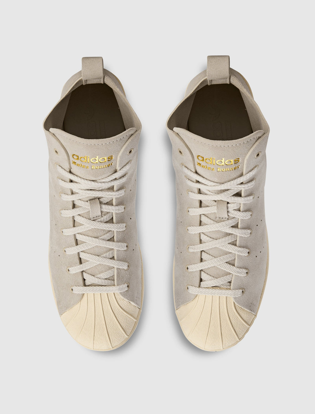 Adidas x Wales Bonner Superstar Hi - Cream / Gold