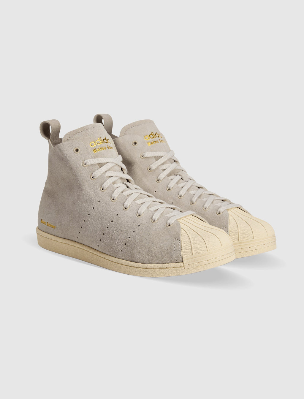Adidas x Wales Bonner Superstar Hi - Cream / Gold