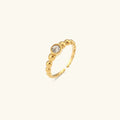 Bague Zennie en or 18 carats ajustable pour femme