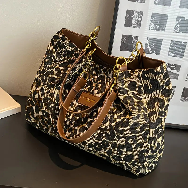 Sac fourre-tout Léopard somptueux
