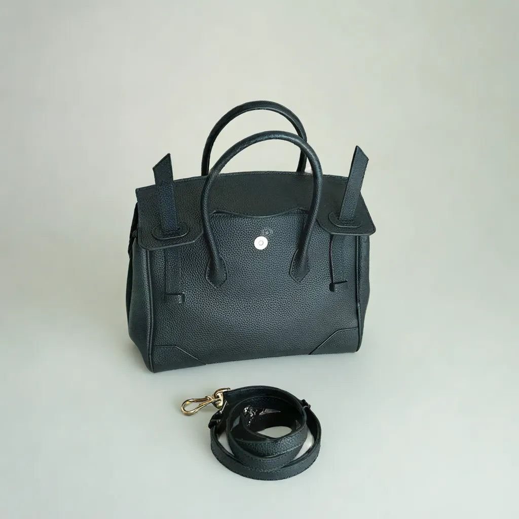 Petrina | Sac en bois noir
