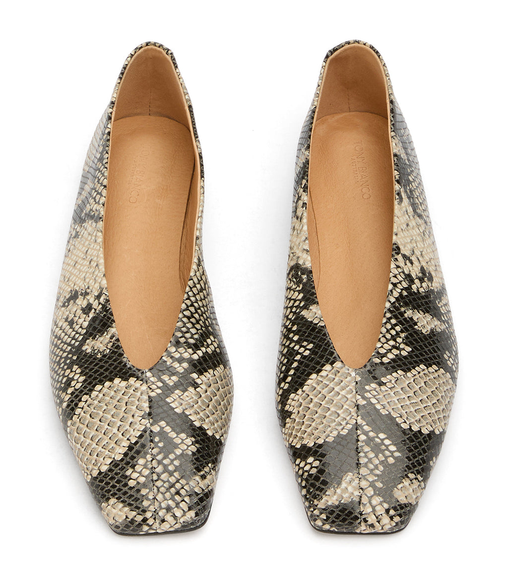 Tony Bianco Brash - Ecru Snake