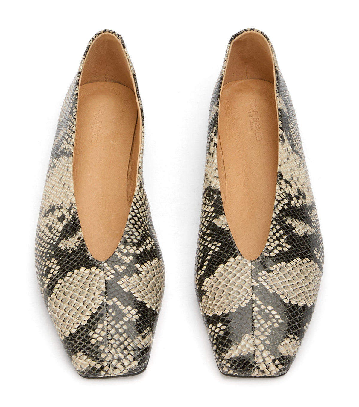 Tony Bianco Brash - Ecru Snake