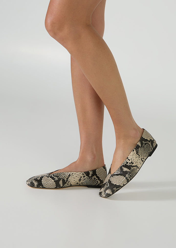 Tony Bianco Brash - Ecru Snake
