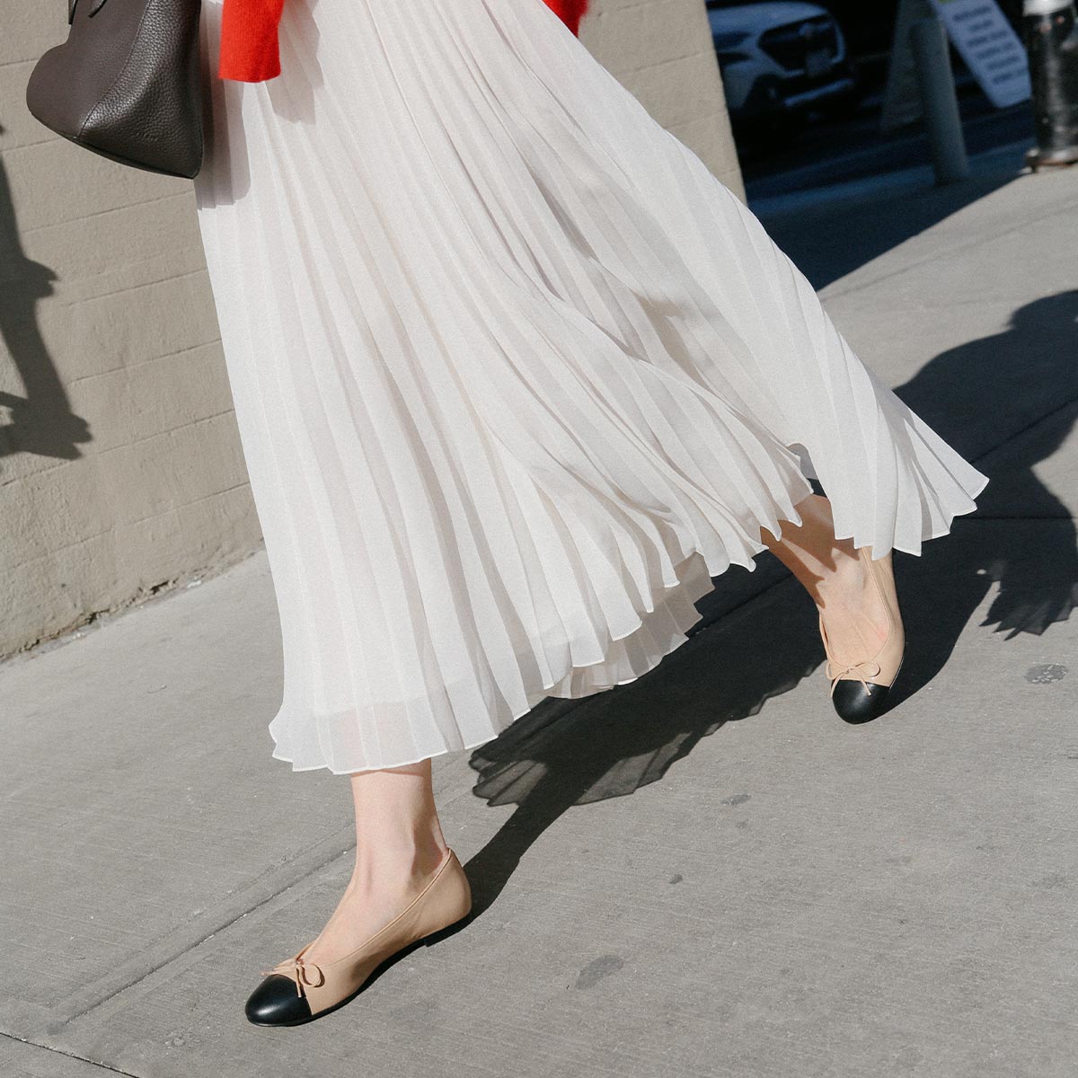 Margaux The Demi - Dune / Black Nappa