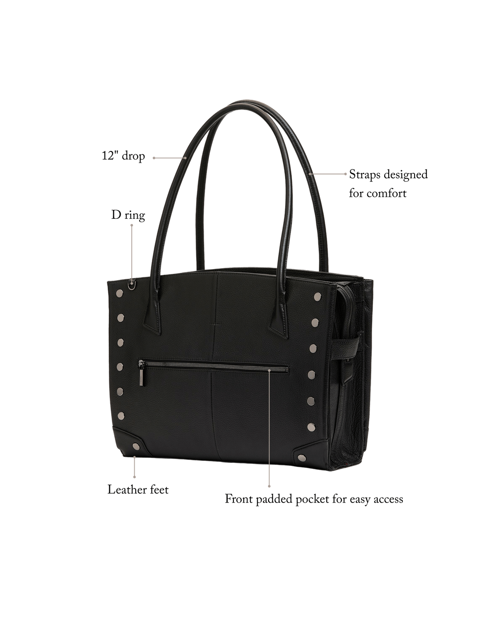 Hammitt Elle Work Carry - Black / Gunmetal