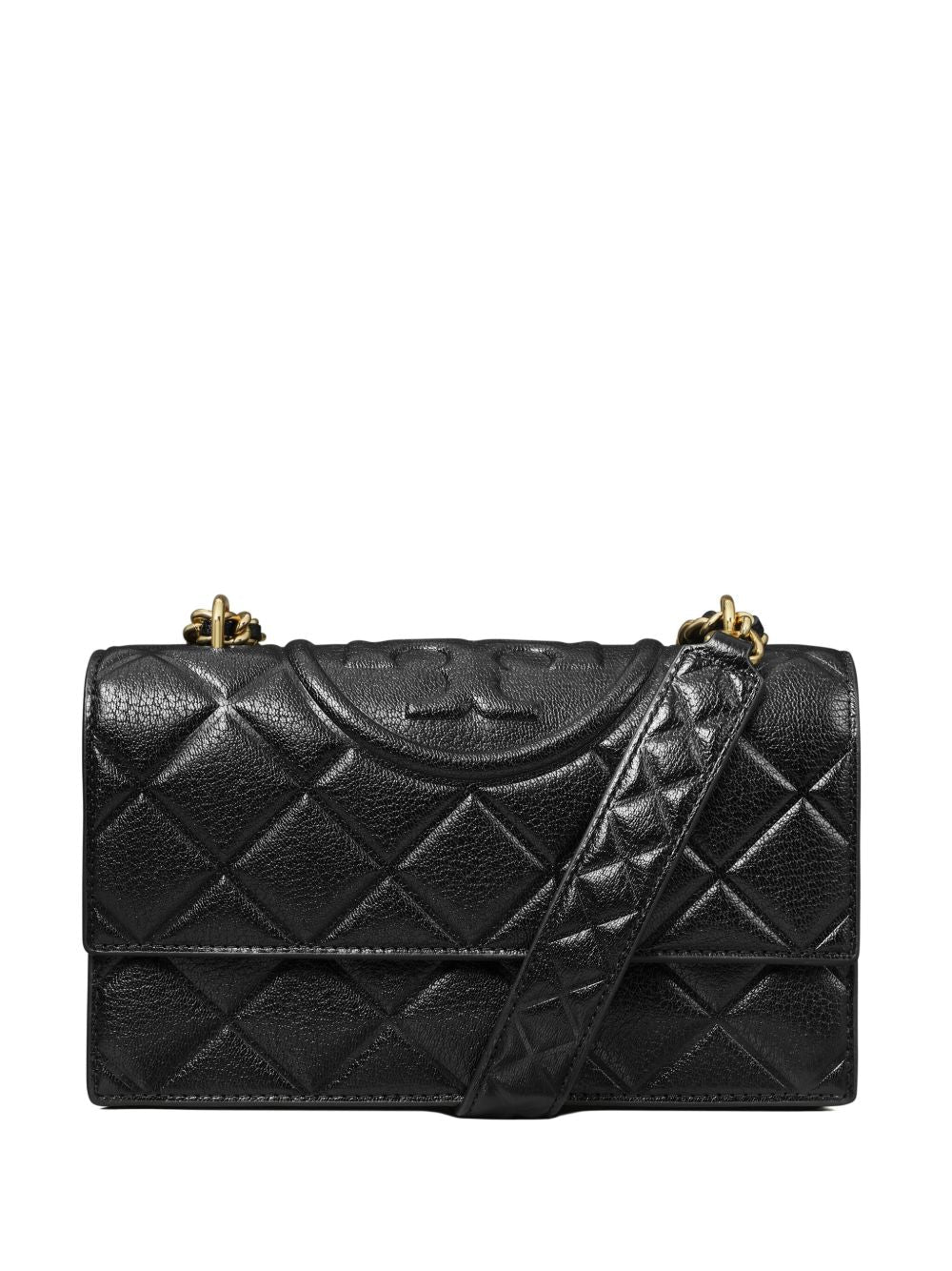 Tory Burch Fleming Small Convertible Shoulder Bag - Black