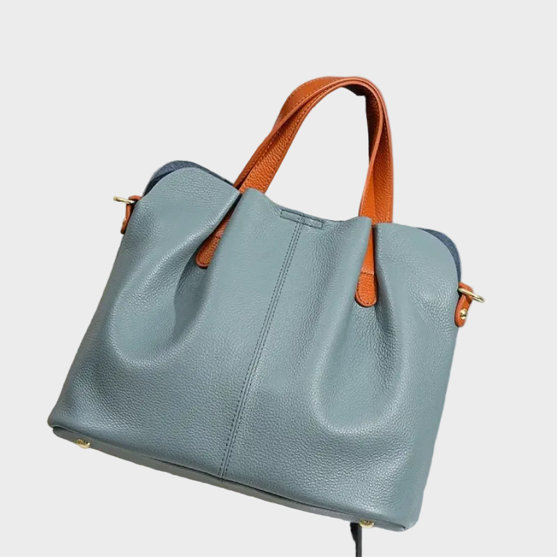 Alana | Sacs à main en cuir véritable Sac à main femme en cuir de vachette grain litchi