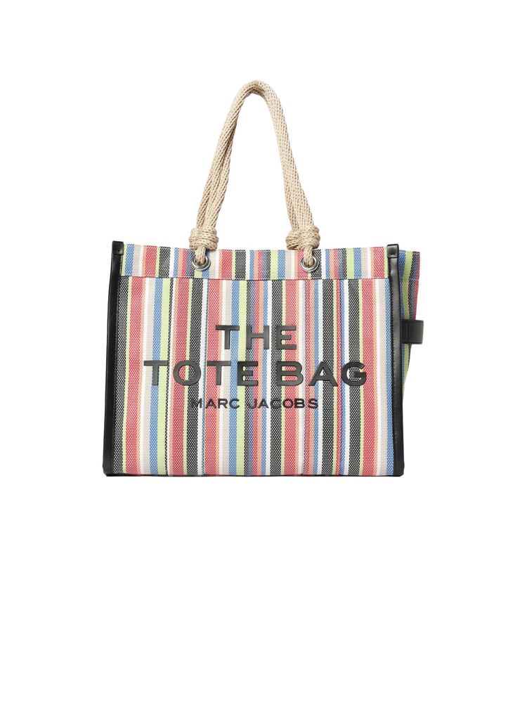 Marc Jacobs The Striped Rope Handle Large Tote Bag - Multicolor