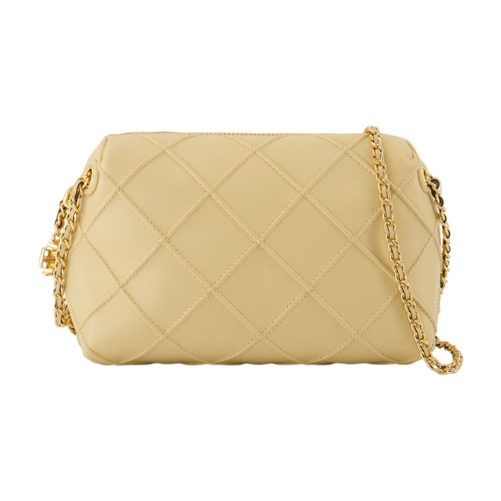 Tory Burch Fleming Small Convertible Shoulder Bag - Beige