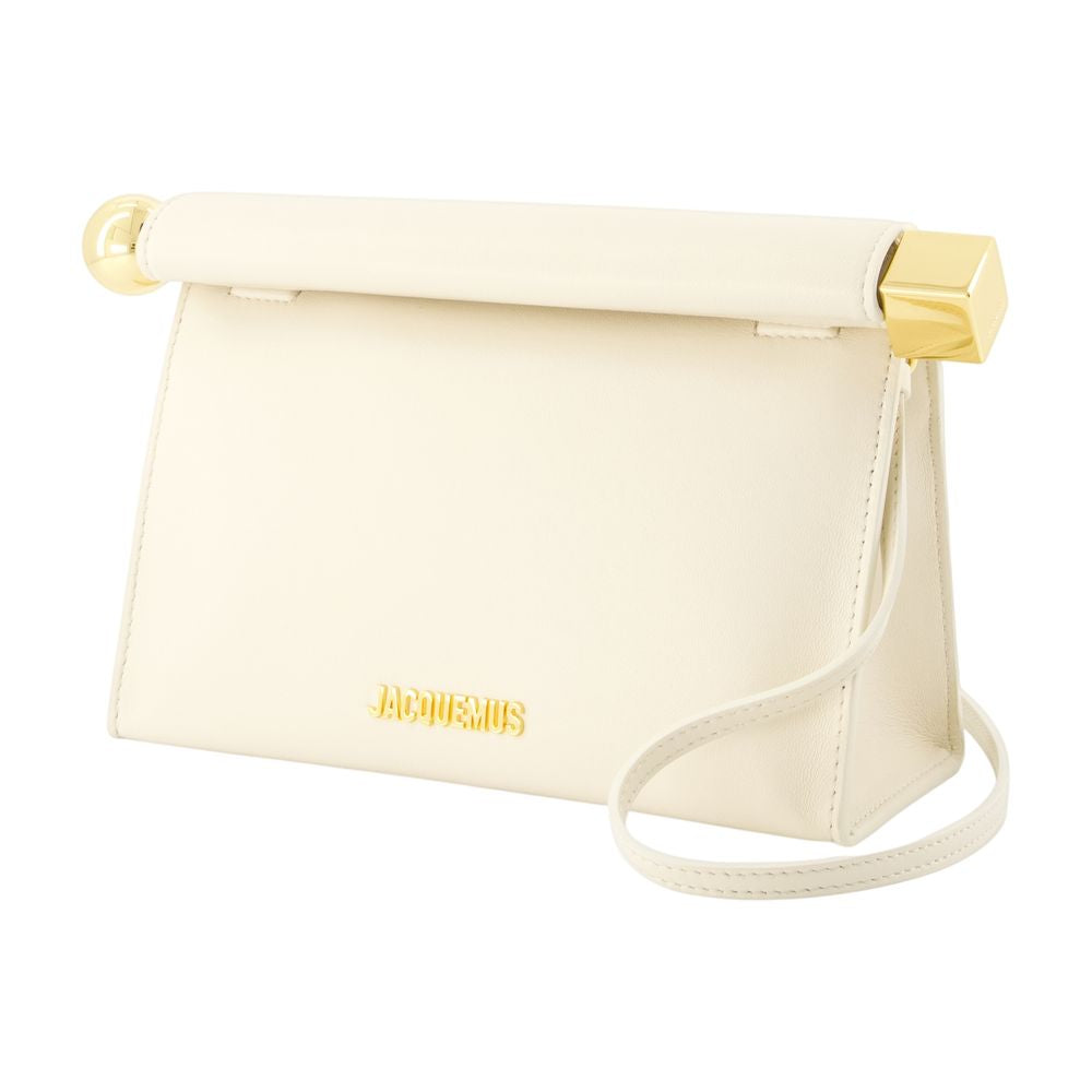 Jacquemus Le Sac Rond Carré Shoulder Bag - Beige
