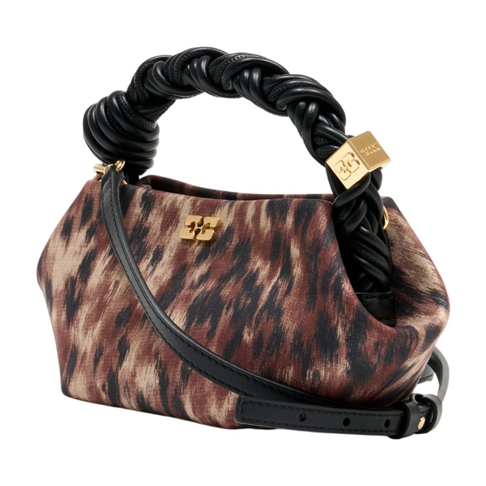 Ganni Bou Bag Small - Brown Leopard