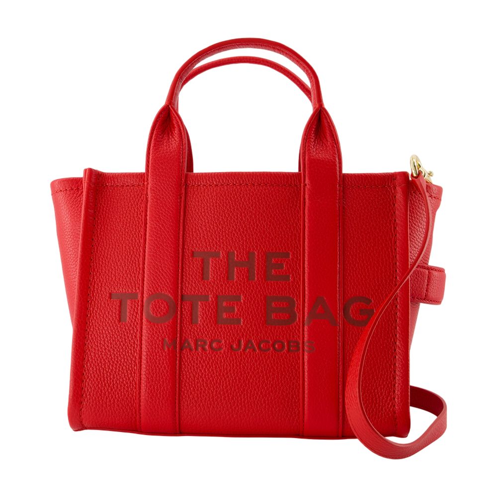 Marc Jacobs The Leather Small Tote Bag - Red
