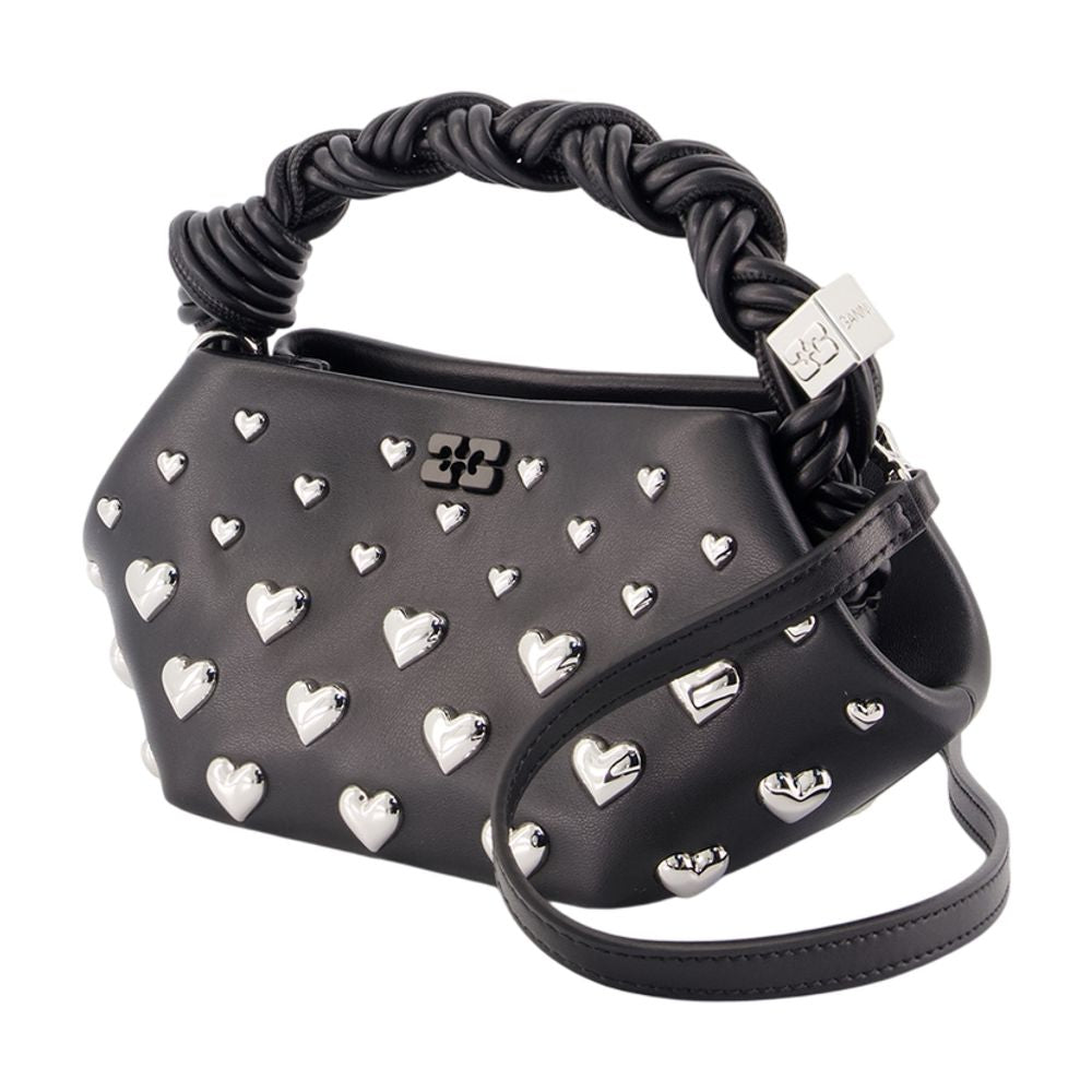 Ganni Bou Bag Small - Black Hearts