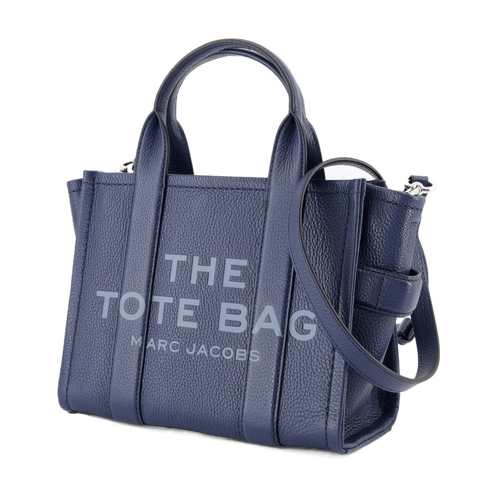 Marc Jacobs The Leather Medium Tote Bag - Navy