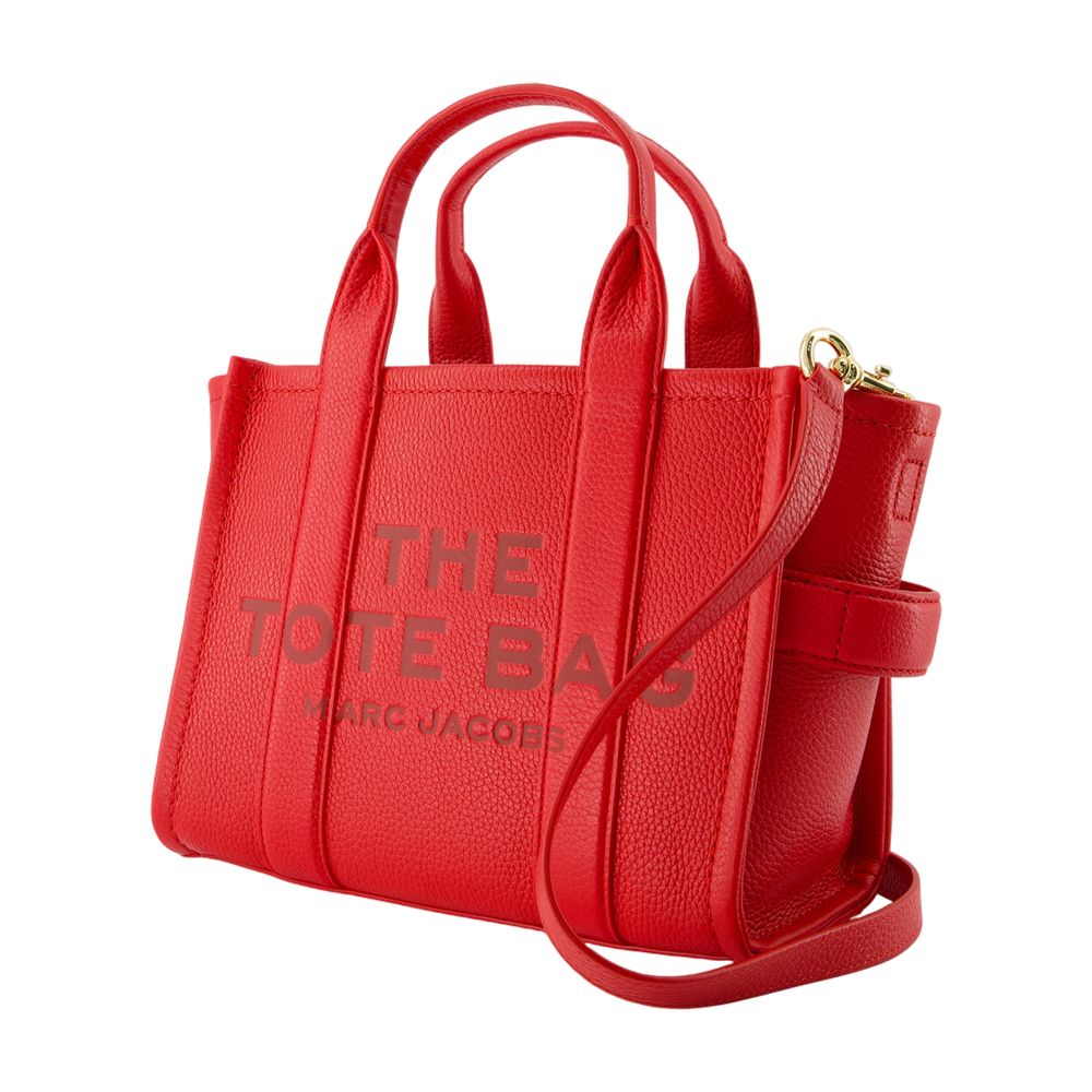Marc Jacobs The Leather Small Tote Bag - Red
