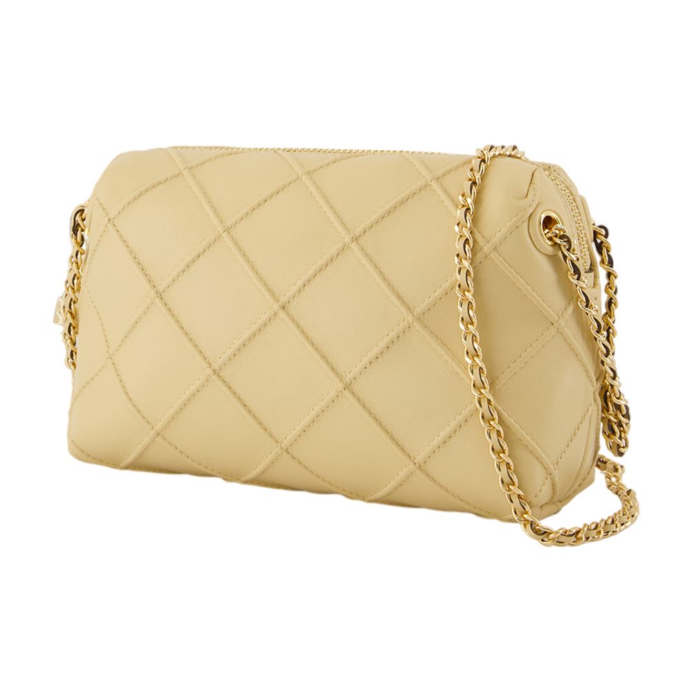 Tory Burch Fleming Small Convertible Shoulder Bag - Beige