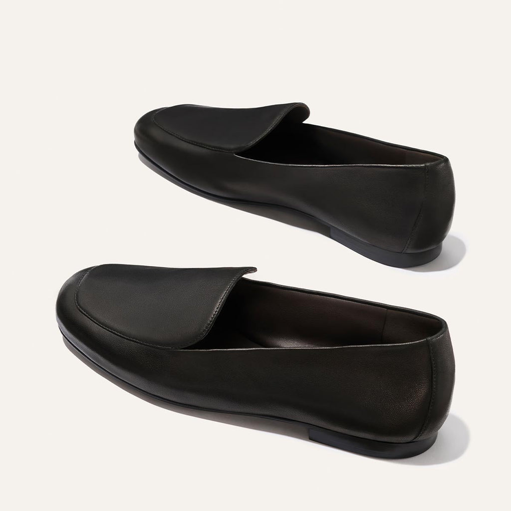 Margaux The James Loafer - Black Nappa