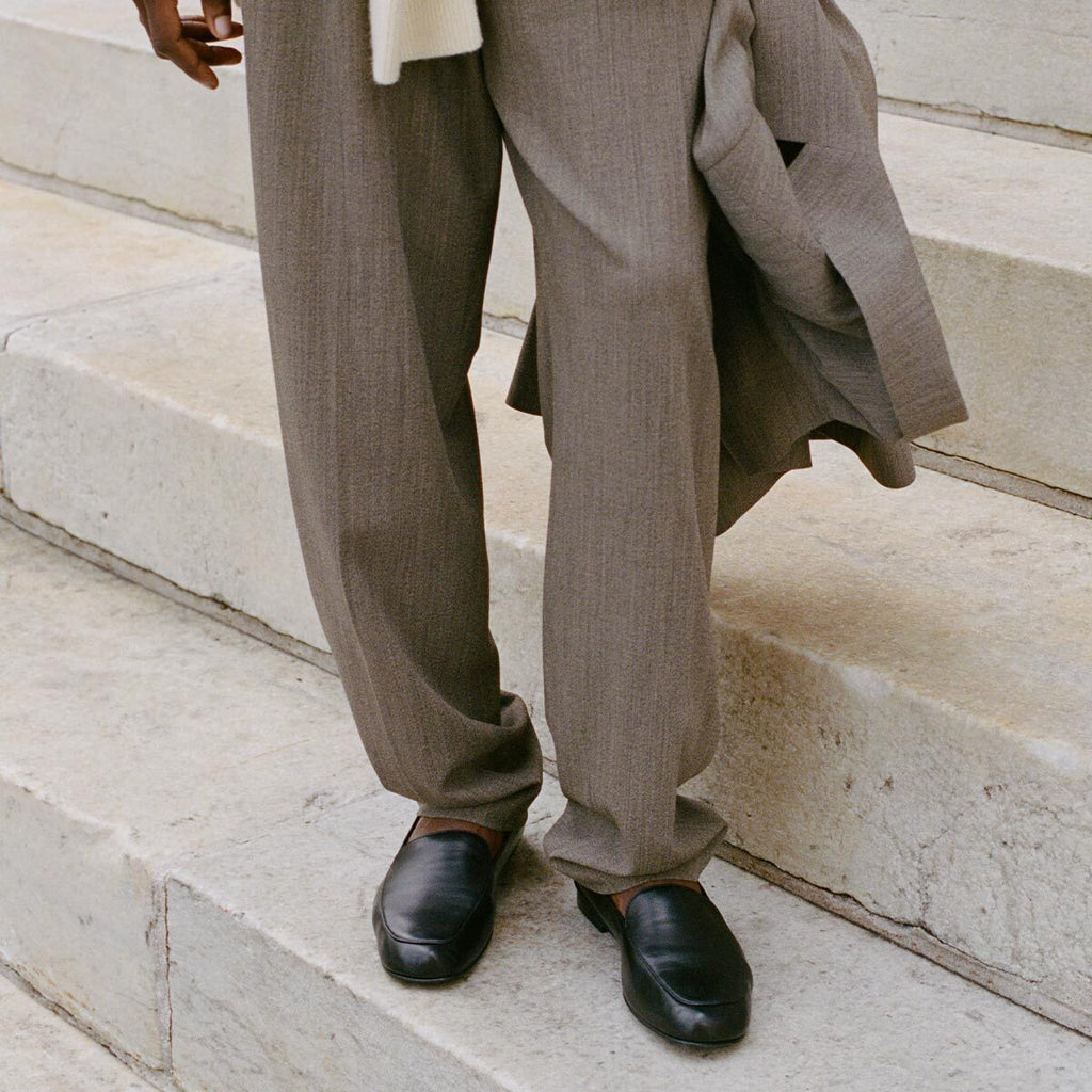 Margaux The James Loafer - Black Nappa