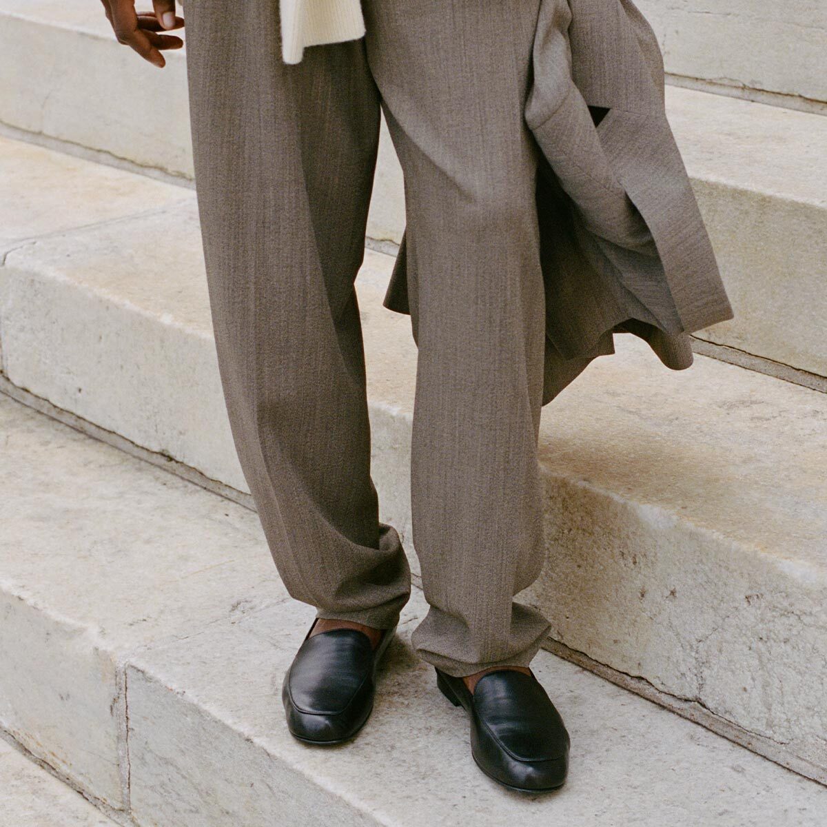 Margaux The James Loafer - Black Nappa