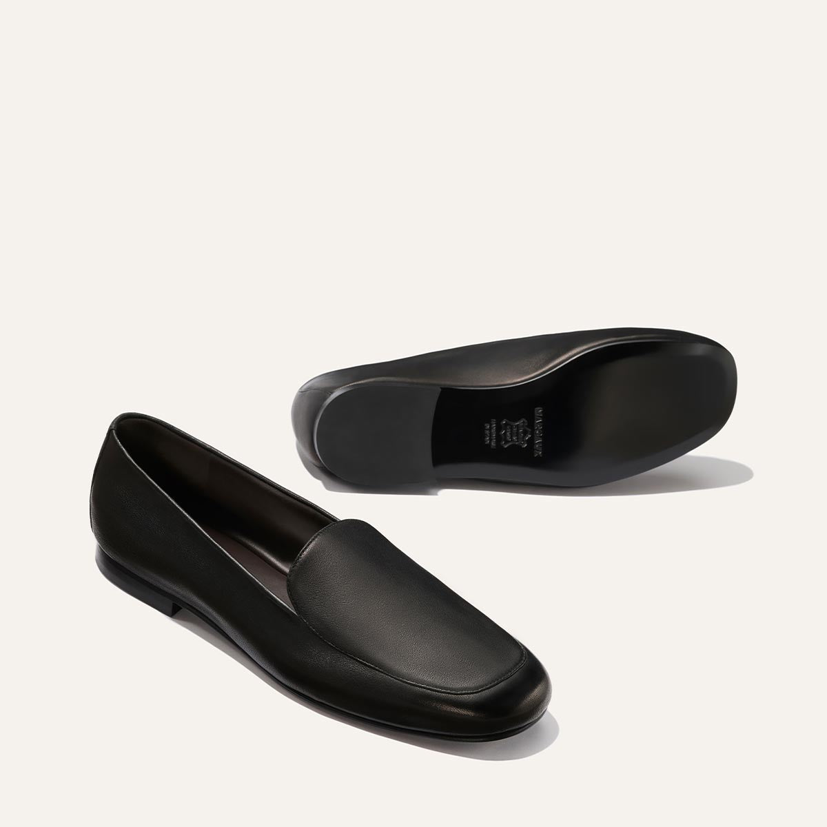Margaux The James Loafer - Black Nappa