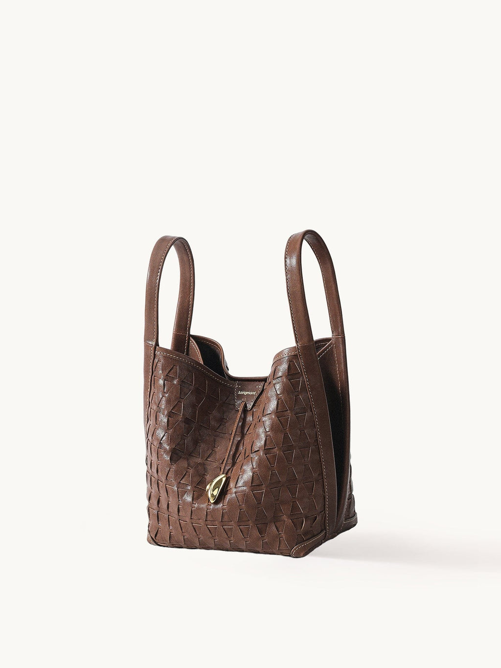 Songmont Lattice Bucket Bag - Onyx