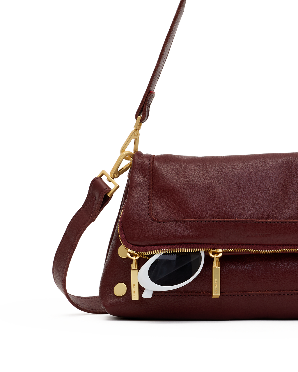Hammitt Beverly Medium - Cherrywood Pebble / Brushed Gold