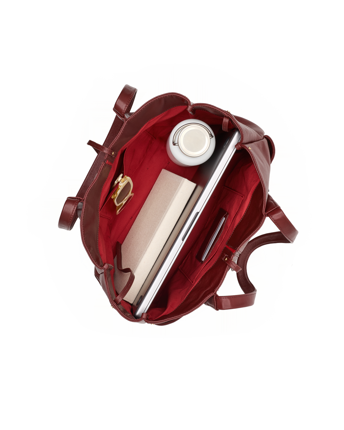 Hammitt Meryl Carryall - Cherrywood Pebble / Brushed Gold