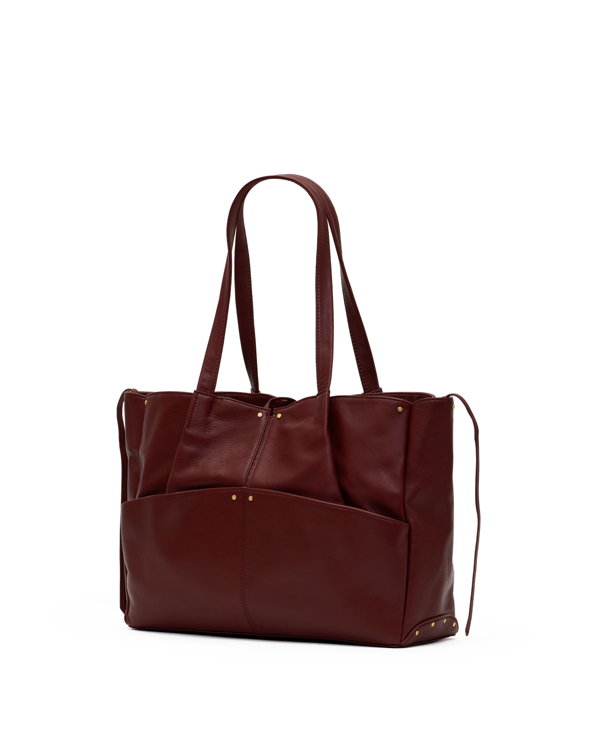 Hammitt Meryl Carryall - Cherrywood Pebble / Brushed Gold