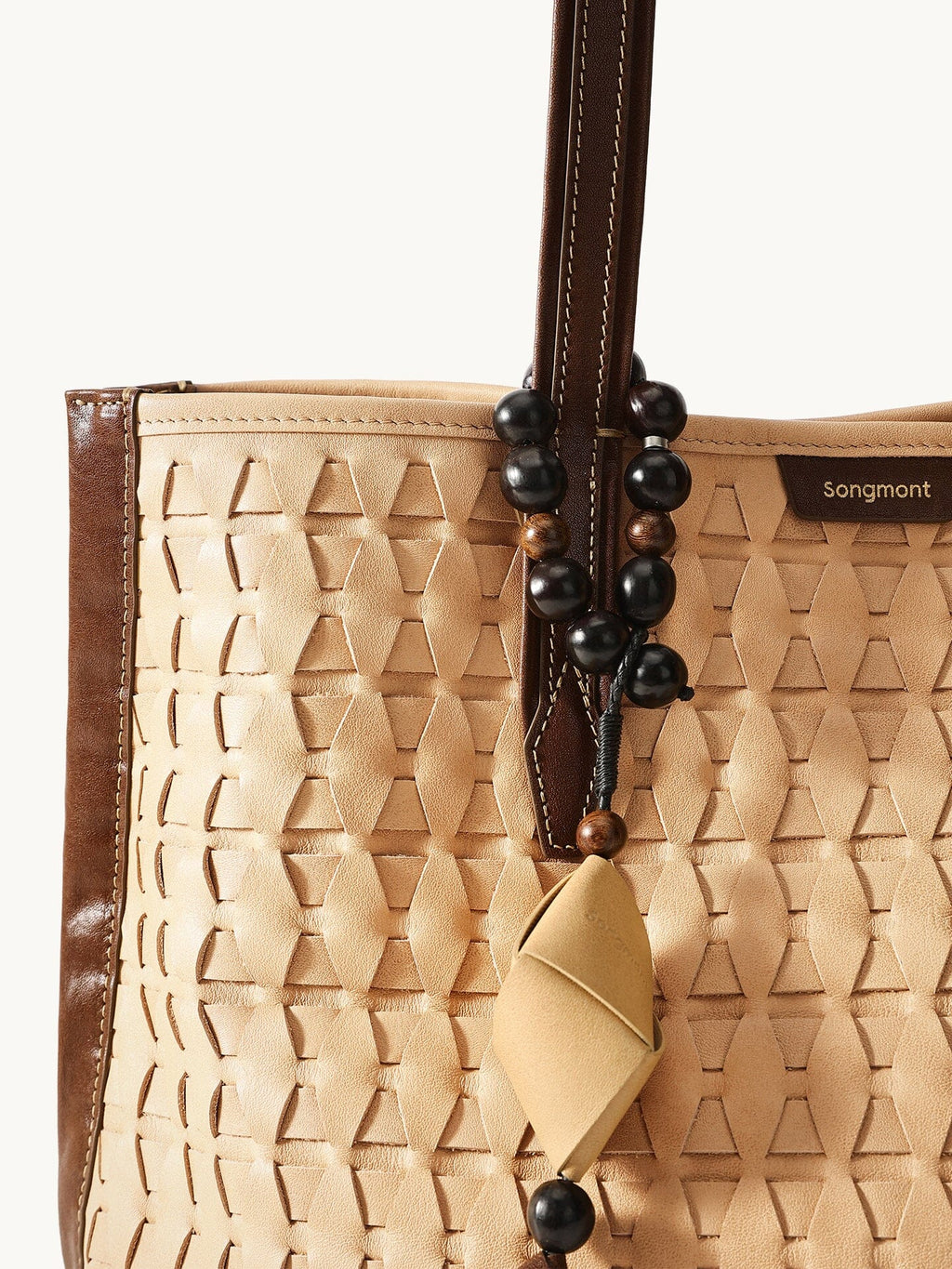 Songmont Medium Lattice Tote - Onyx