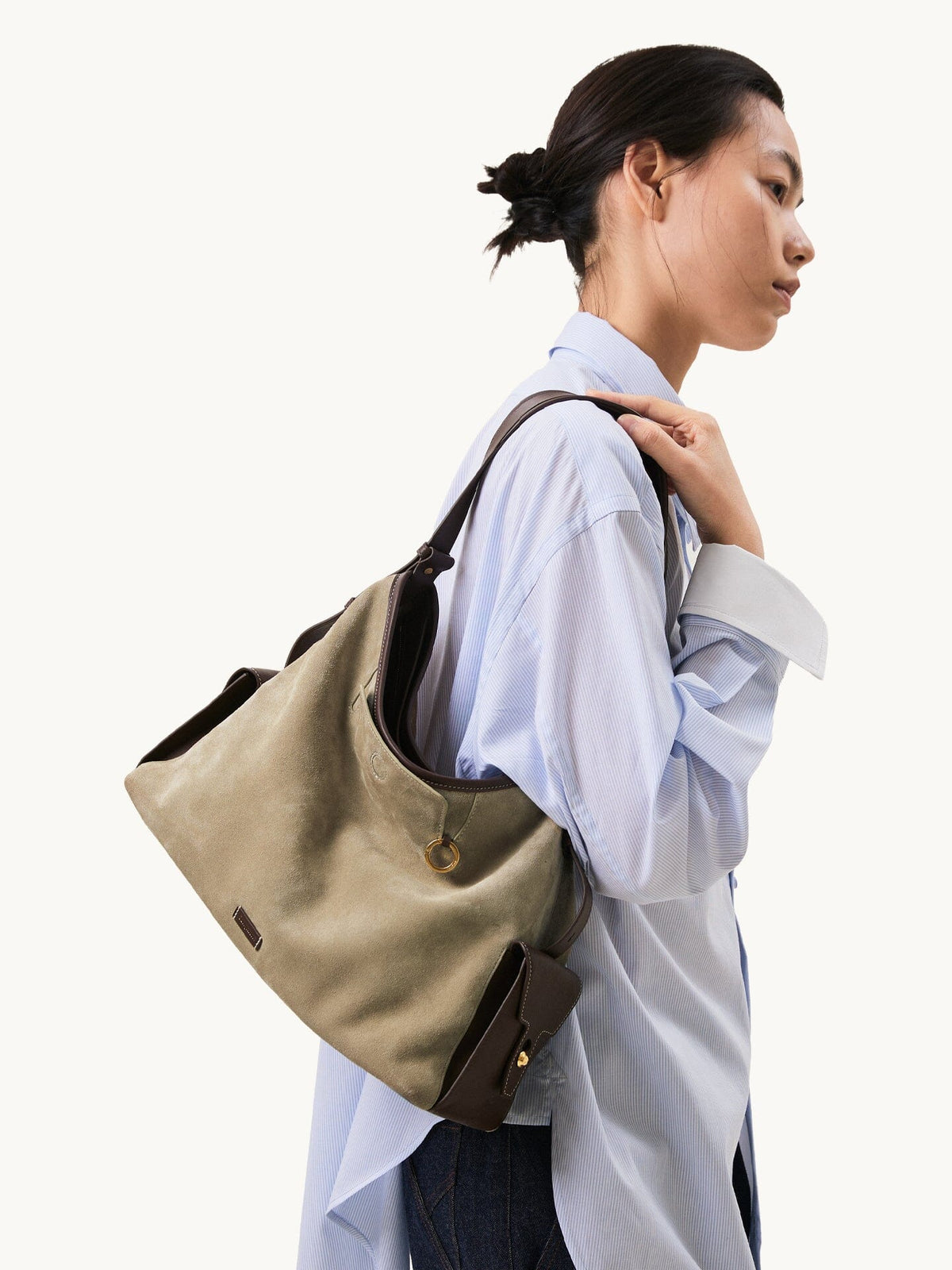 Songmont Medium Yore Hobo Bag - Onyx
