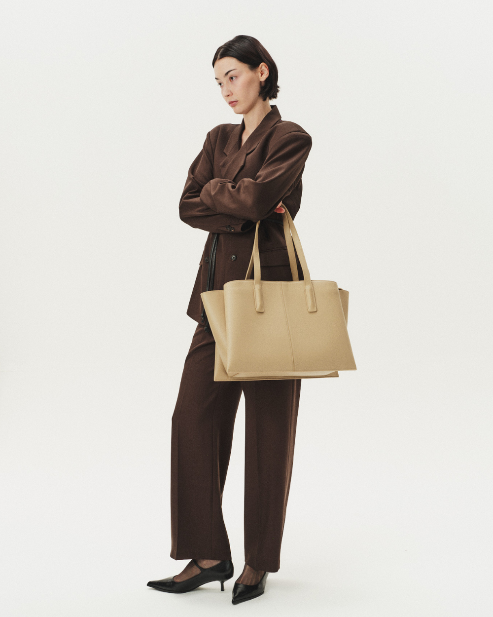 Freja New York Paloma Tote - Latte