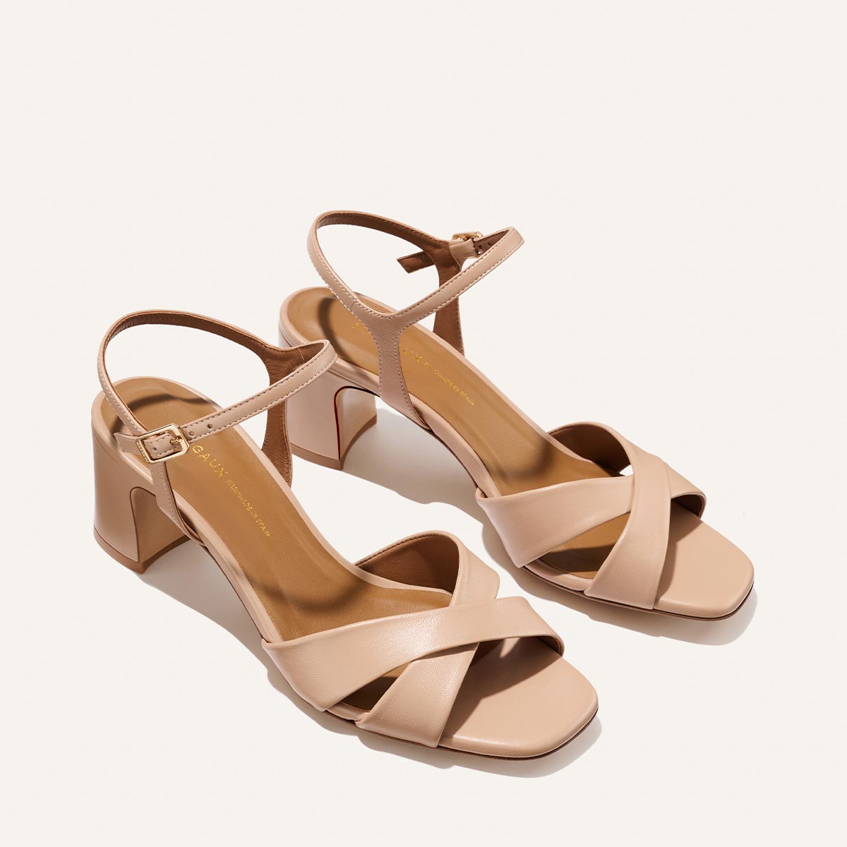 Margaux The Paloma Sandal - Dune Nappa