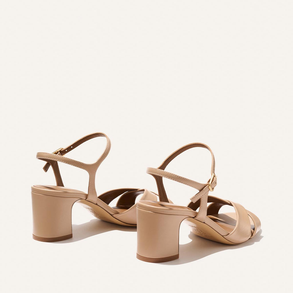 Margaux The Paloma Sandal - Dune Nappa