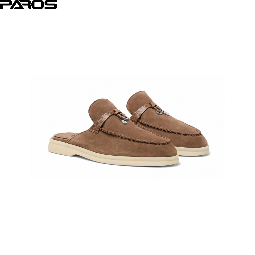 Loro Piana Babouche Charms Walk Suede & Alligator - Caribu