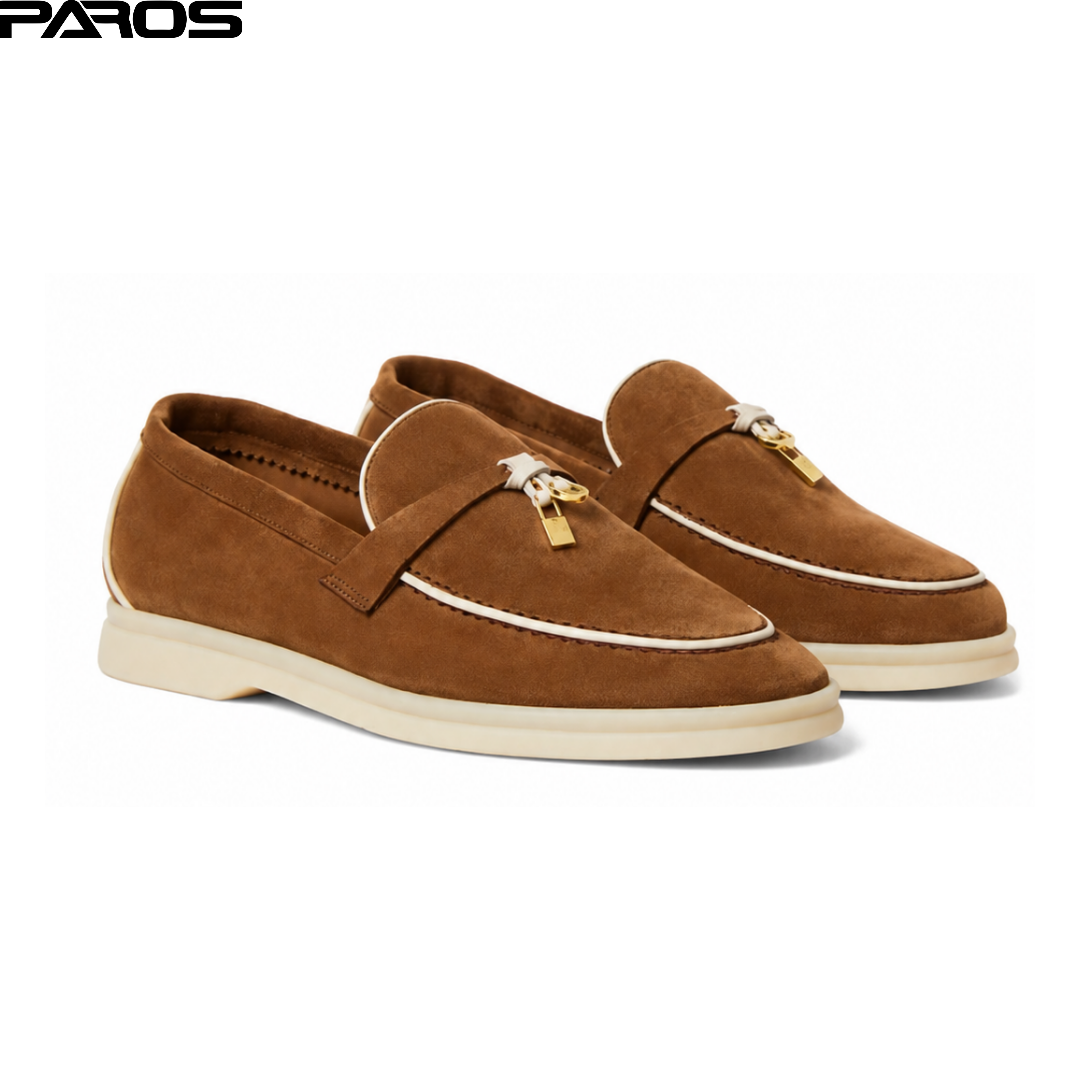 Loro Piana Summer Charms Walk Loafer Suede - Brown